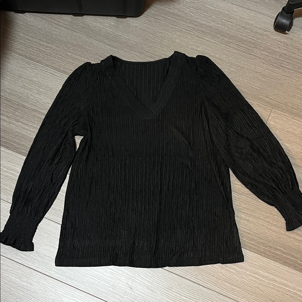 Elegant Black Women's Top